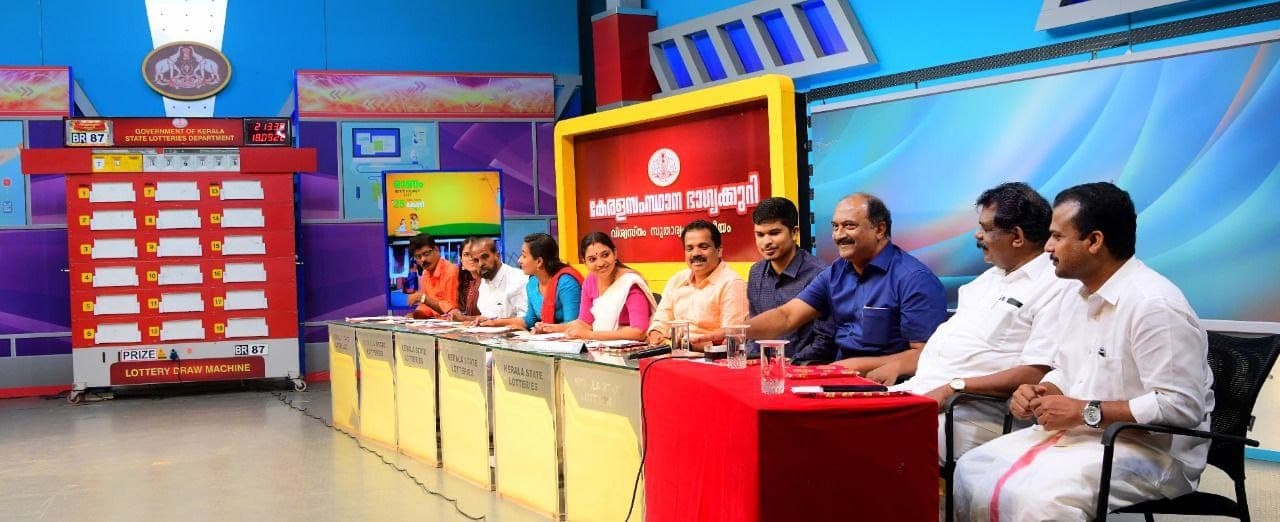 Kerala lottery promotional banner